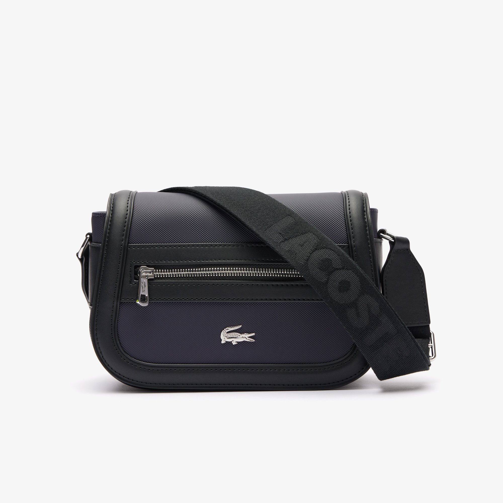 Túi Đeo Chéo Lacoste Nữ Nilly Chất Liệu Petit Piqué Có Nắp Gập