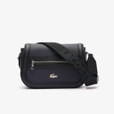 Túi Đeo Chéo Lacoste Nữ Nilly Chất Liệu Petit Piqué Có Nắp Gập