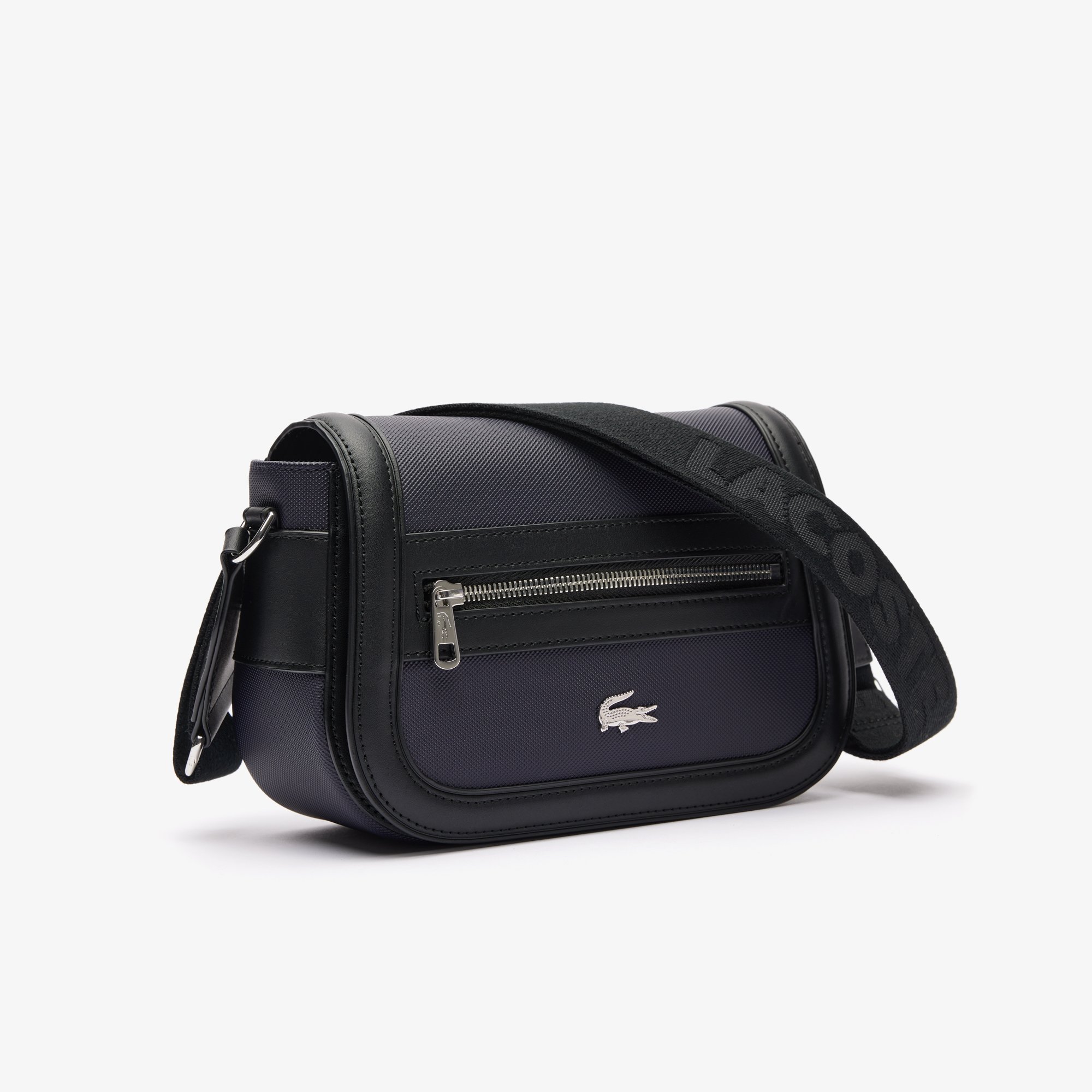 Túi Đeo Chéo Lacoste Nữ Nilly Chất Liệu Petit Piqué Có Nắp Gập