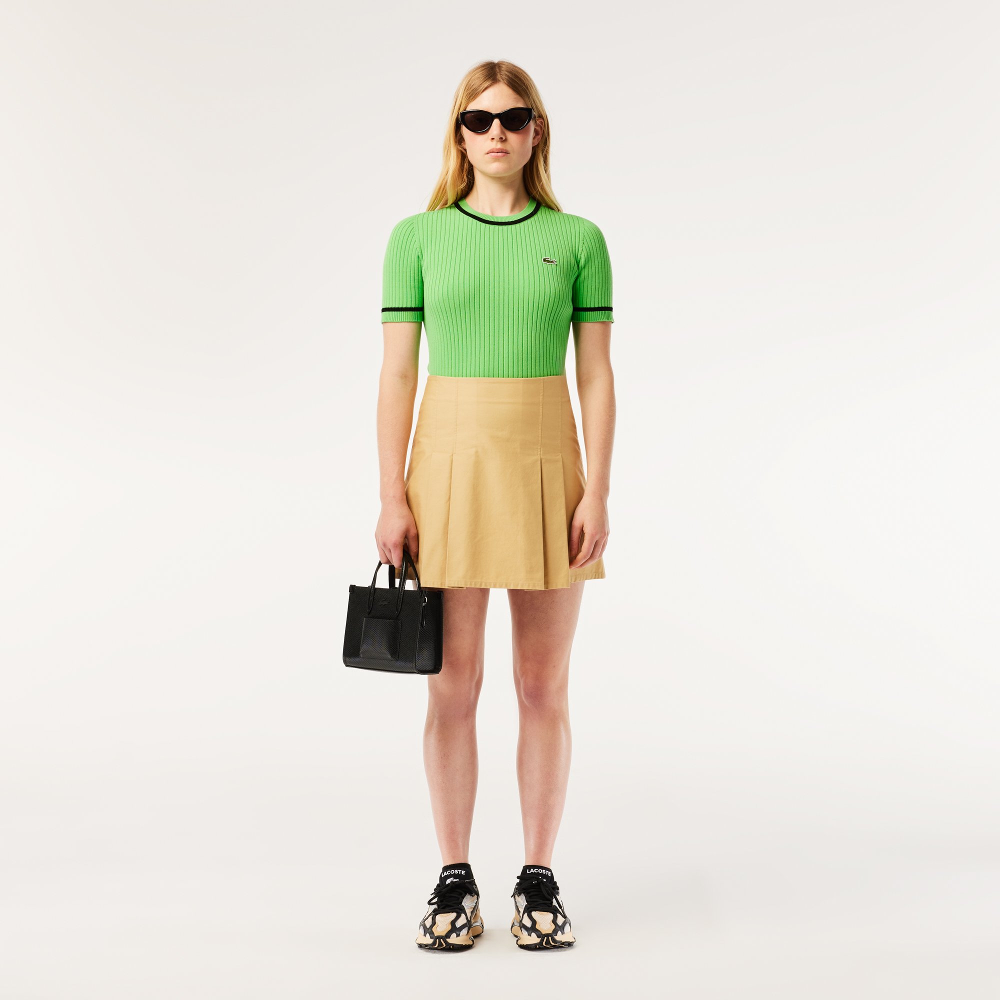 Túi Tote Lacoste Nữ Chantaco Chất Liệu Da
