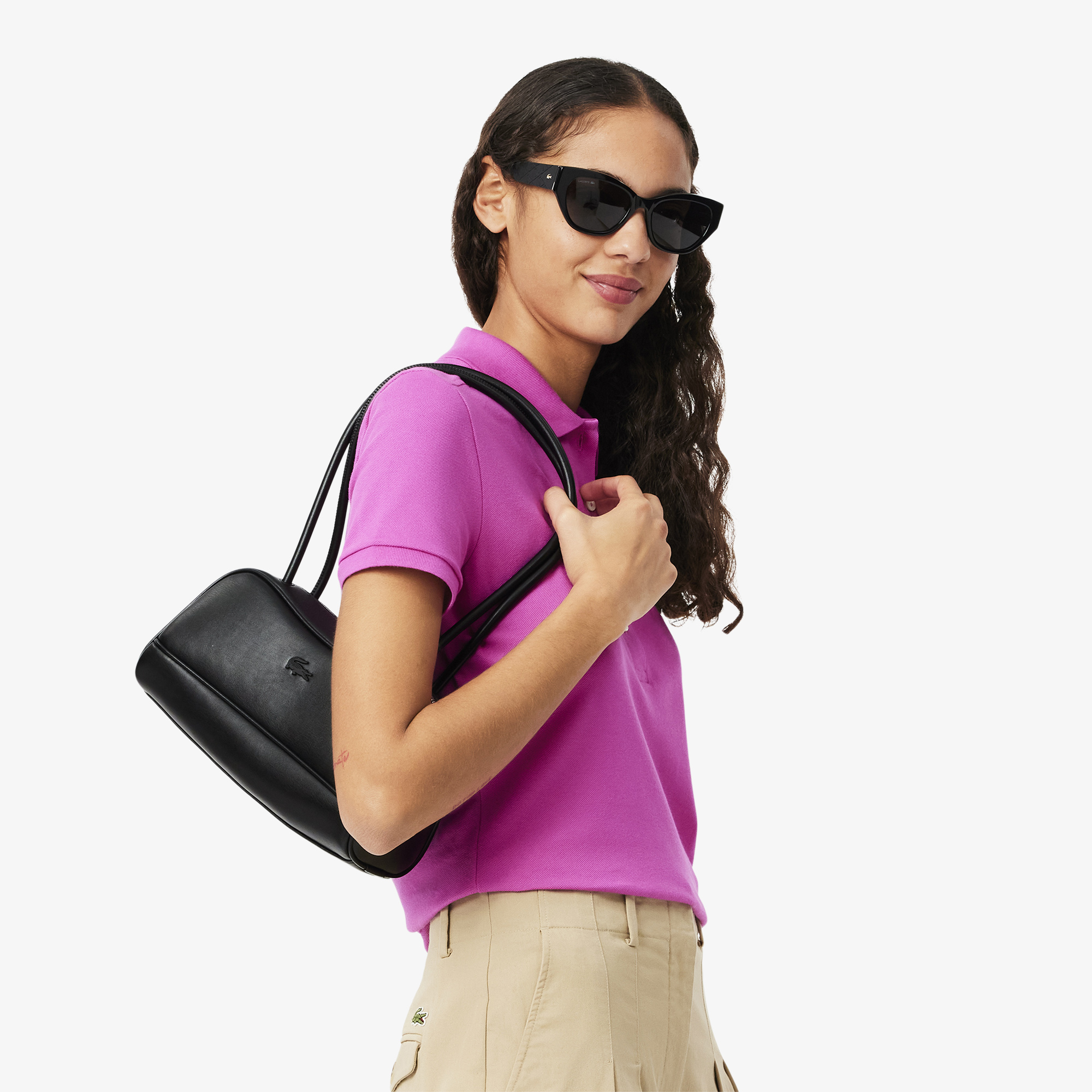 Túi Đeo Vai Lacoste Nữ Lora Chất Liệu Da