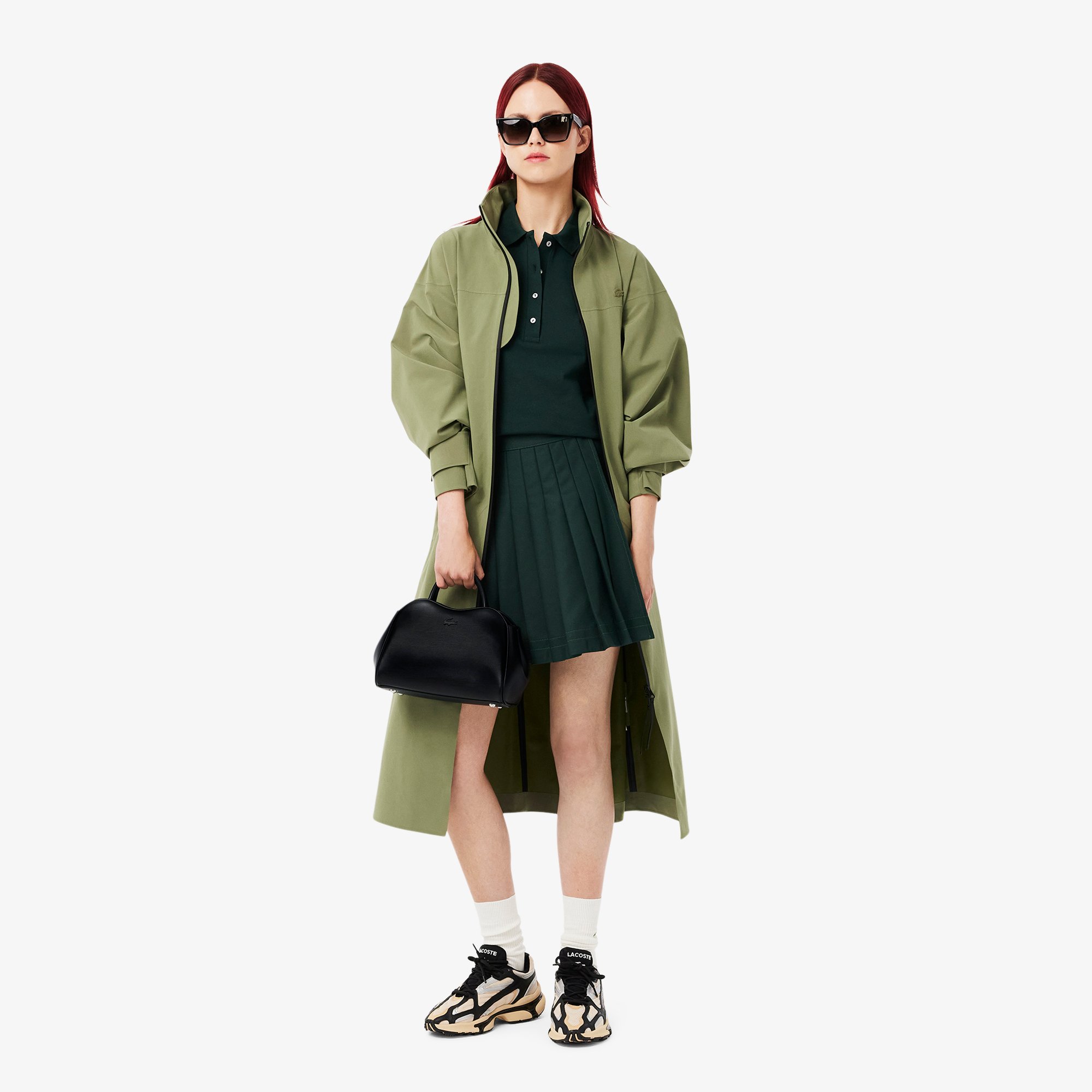 Túi Xách Lacoste Nữ Lora Cỡ Vừa Chất Liệu Da