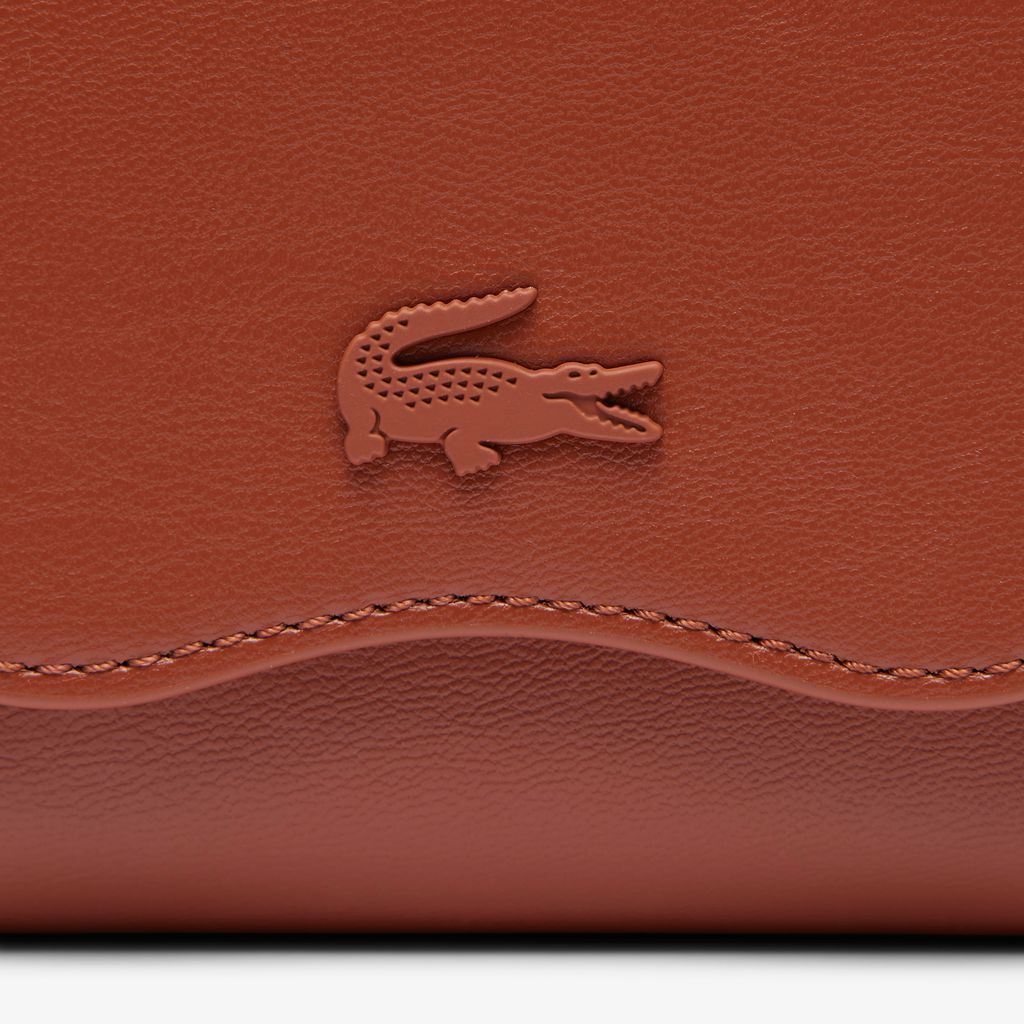 Ví Lacoste Nữ Lora Có Khóa Kéo Chất Liệu Da