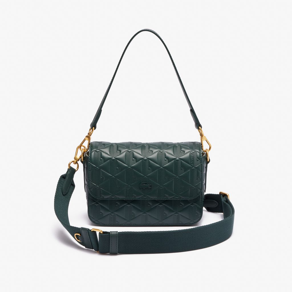 Túi Đeo Vai Lacoste Nữ Maheki Dập Nổi Chất Liệu Da