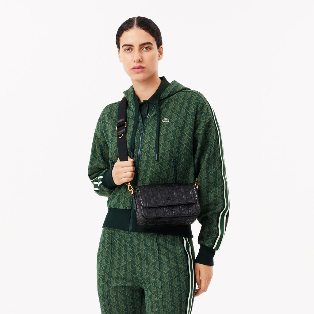 Túi Đeo Vai Lacoste Nữ Maheki Dập Nổi Chất Liệu Da