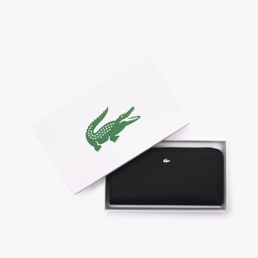 Ví Lacoste Nữ Daily City Có Khóa Kéo