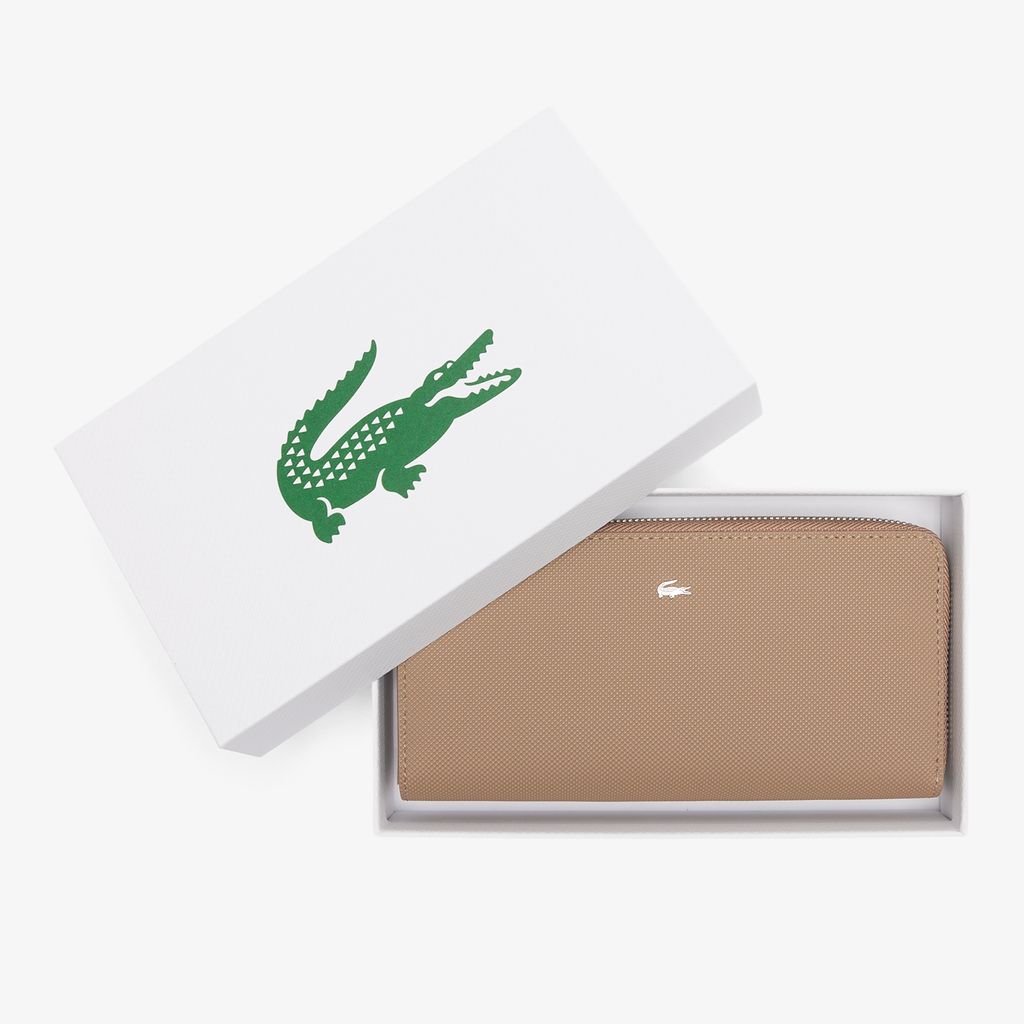 Ví Lacoste Nữ Daily City Có Khóa Kéo
