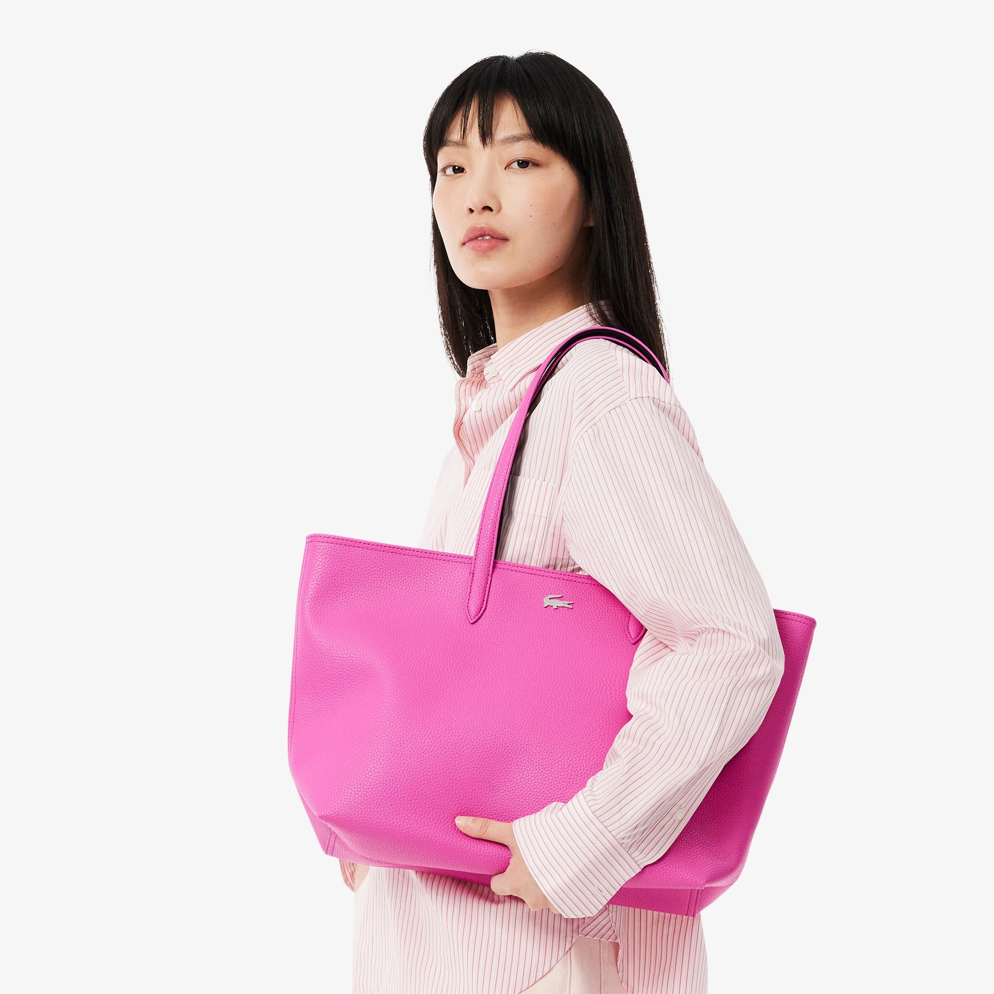 Túi Tote Lacoste Nữ Anna Có Khóa Kéo