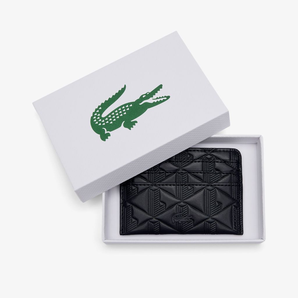 Ví Đựng Thẻ Lacoste Nữ Maheki Chất Liệu Da Dập Nổi