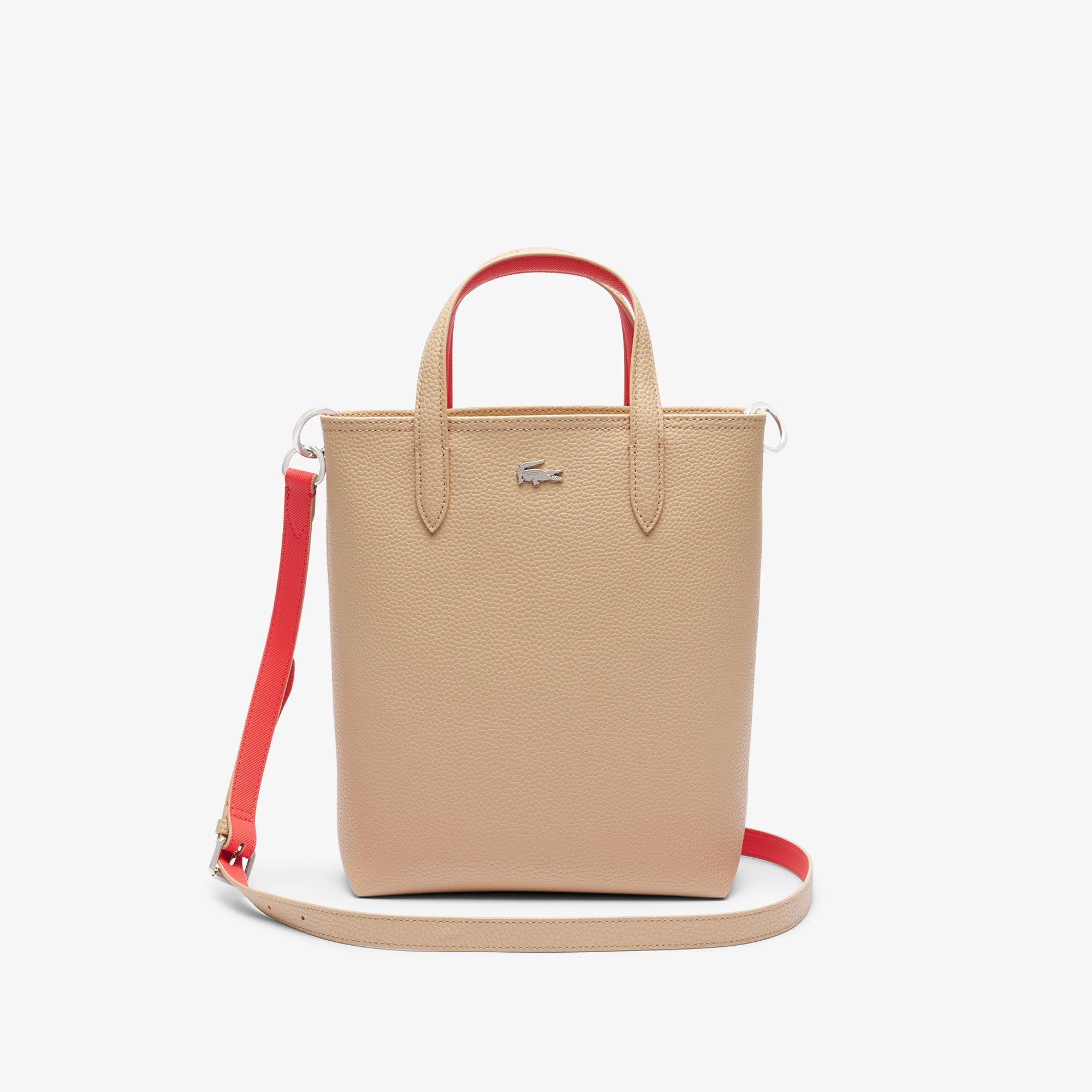 Tote Túi Tote Lacoste Nữ Anna Đảo Chiều Phom Đứng
