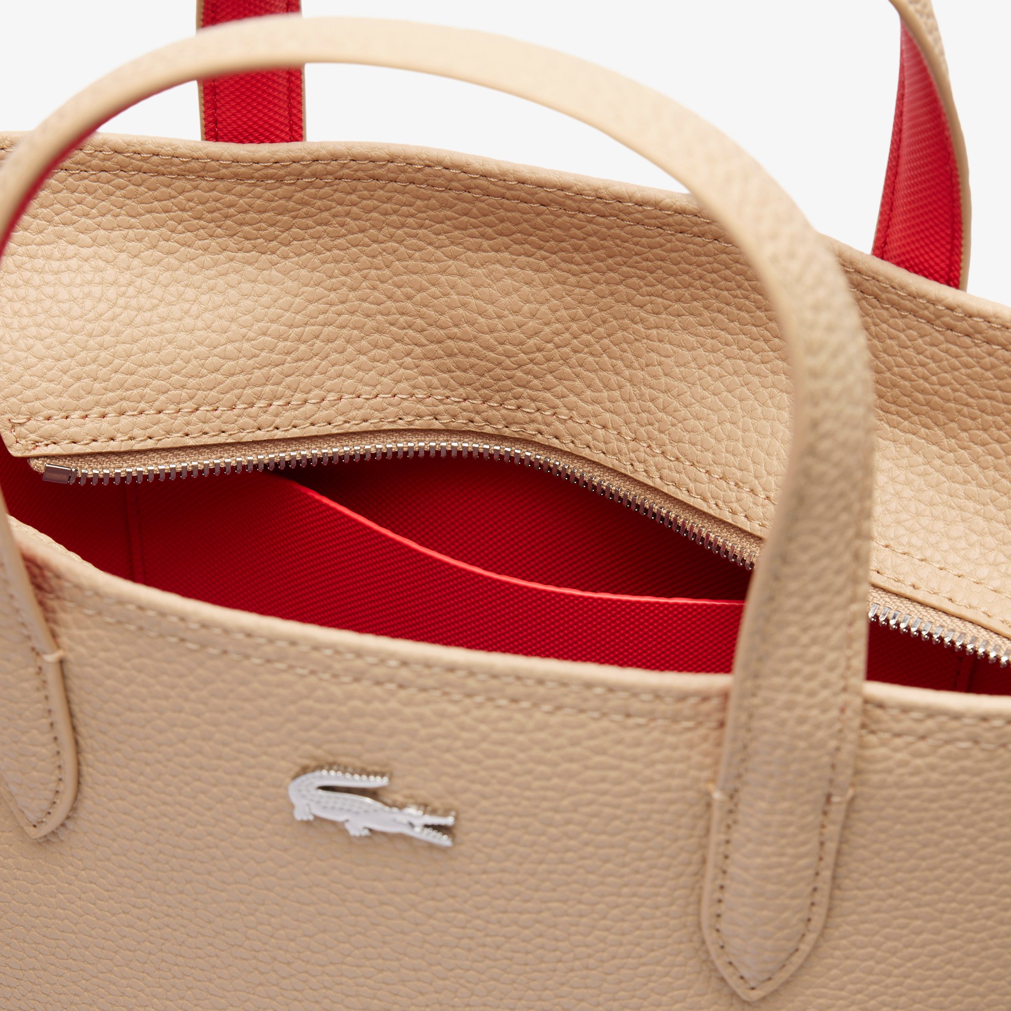 Tote Túi Tote Lacoste Nữ Anna Đảo Chiều Phom Đứng