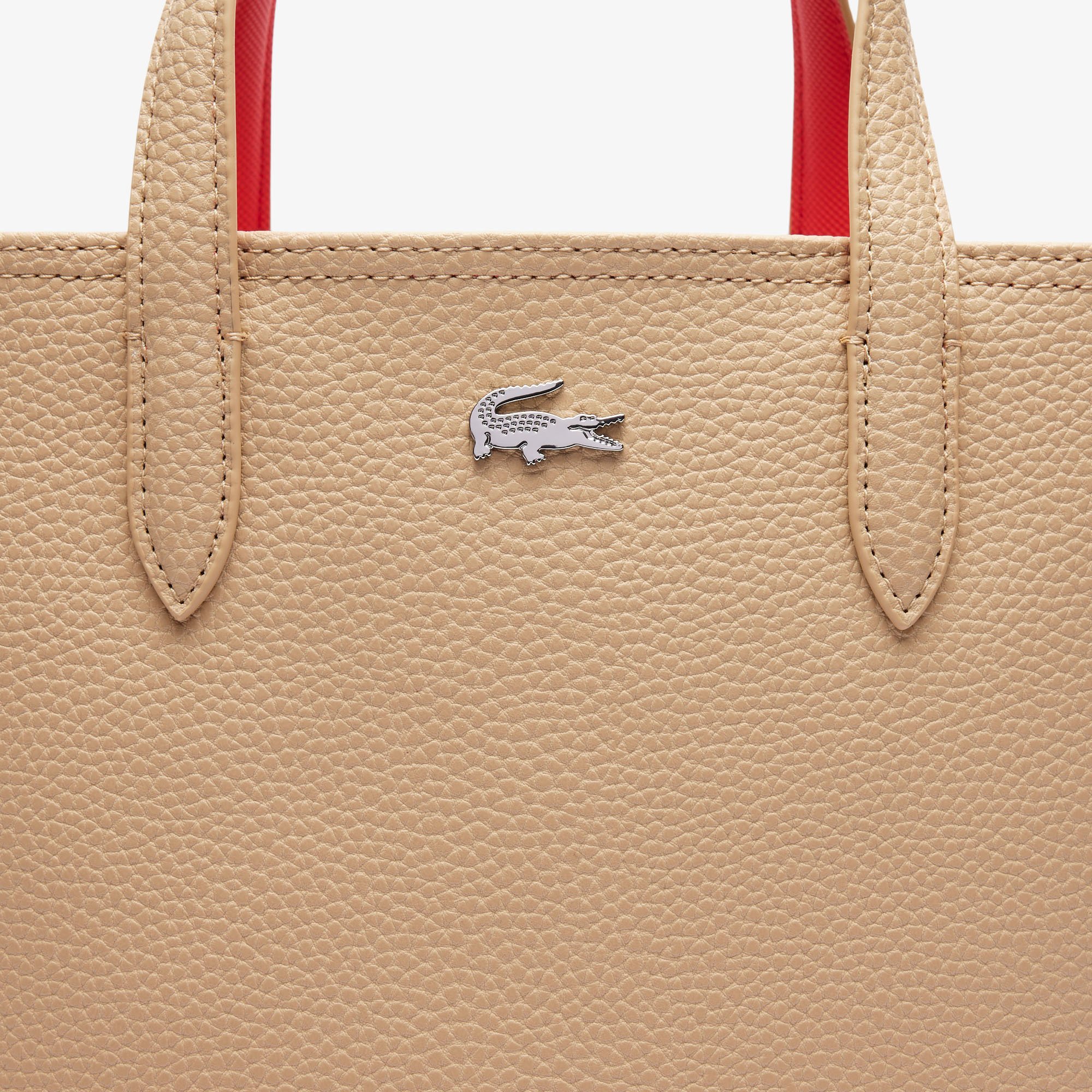 Tote Túi Tote Lacoste Nữ Anna Đảo Chiều Phom Đứng