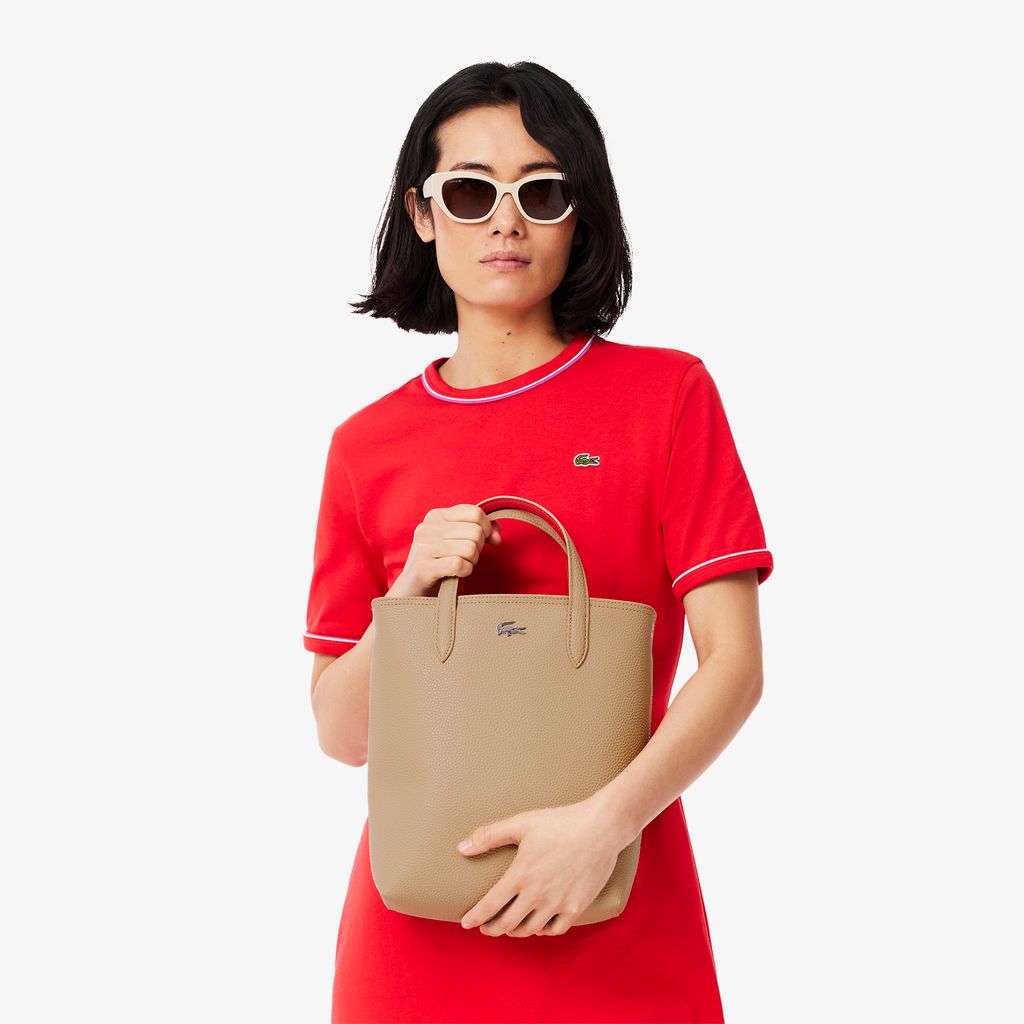 Tote Túi Tote Lacoste Nữ Anna Đảo Chiều Phom Đứng