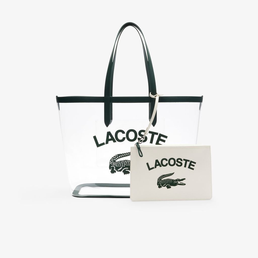 Túi Tote Lacoste Nữ Anna Chất Liệu Hạt Trong Suốt Cỡ Lớn