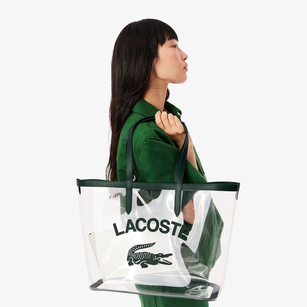 Túi Tote Lacoste Nữ Anna Chất Liệu Hạt Trong Suốt Cỡ Lớn