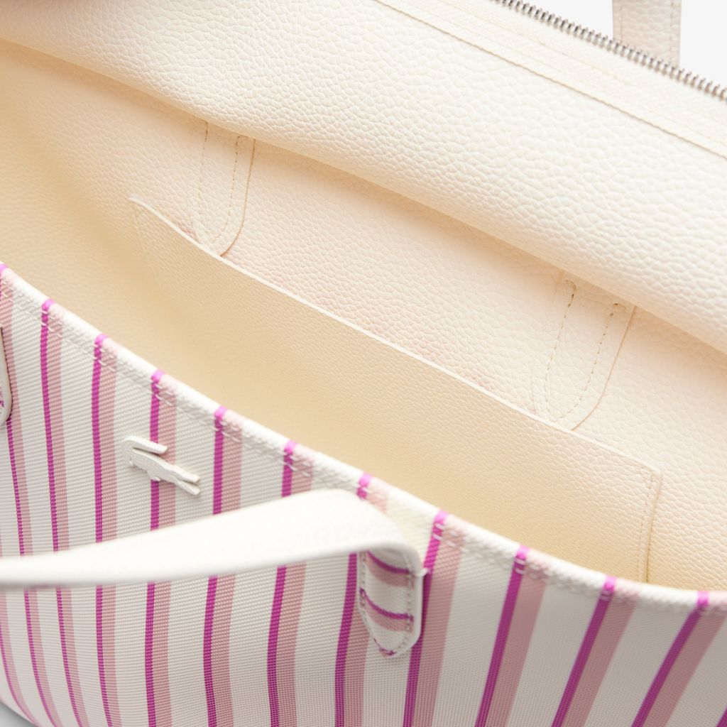 Túi Tote Lacoste Nữ Anna Đảo Chiều Có Khóa Kéo