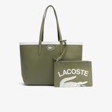 Túi Tote Lacoste Nữ Anna Đảo Chiều Có Khóa Kéo