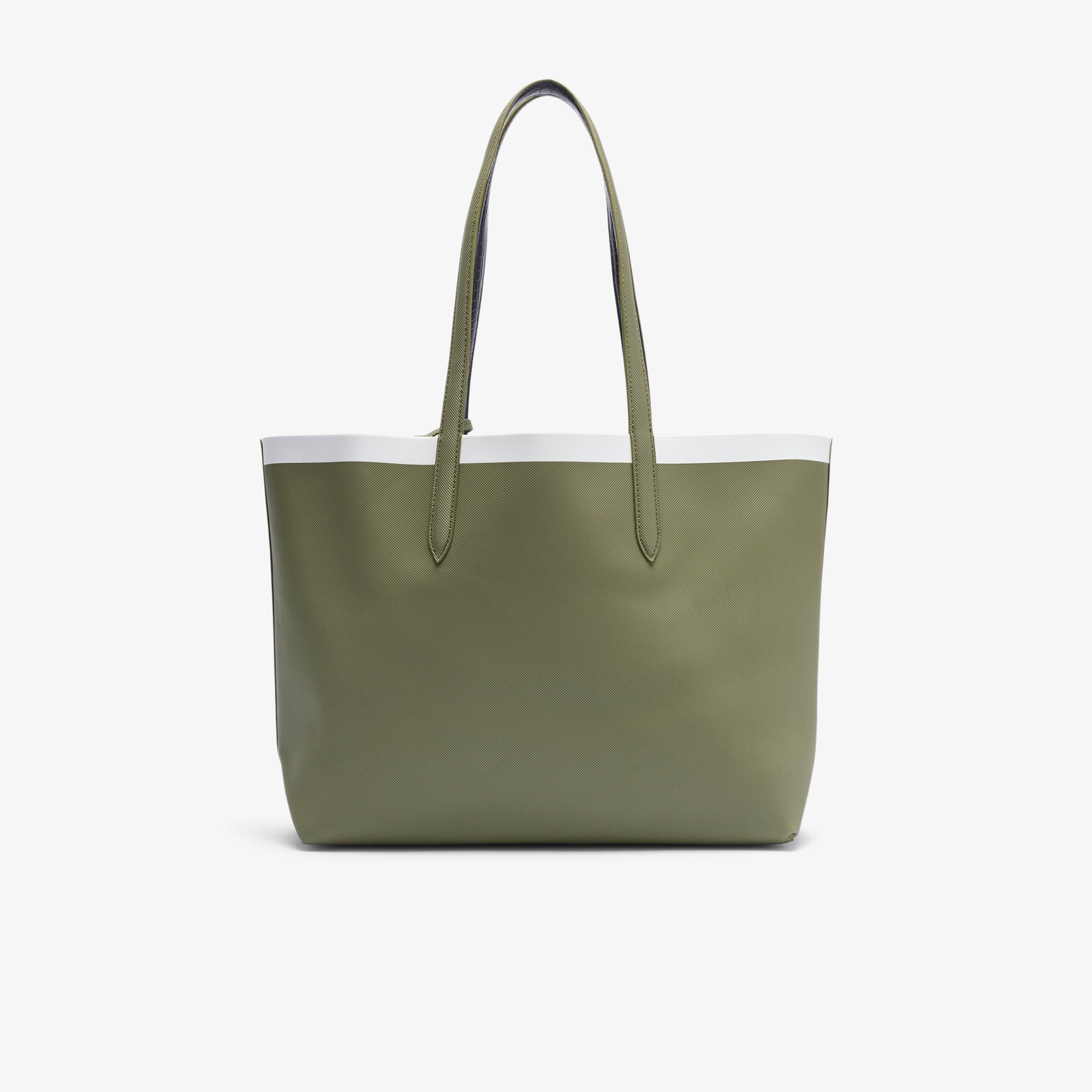 Túi Tote Lacoste Nữ Anna Đảo Chiều Có Khóa Kéo