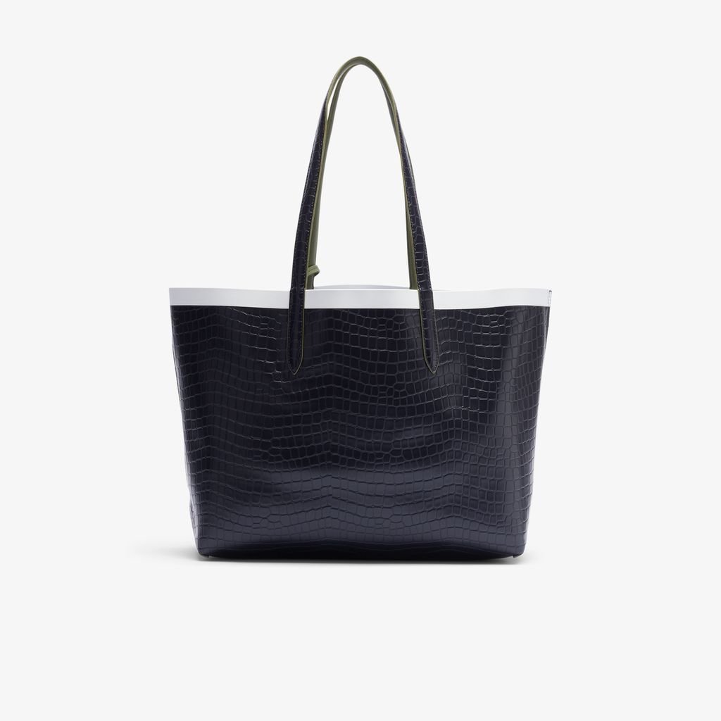 Túi Tote Lacoste Nữ Anna Đảo Chiều Có Khóa Kéo