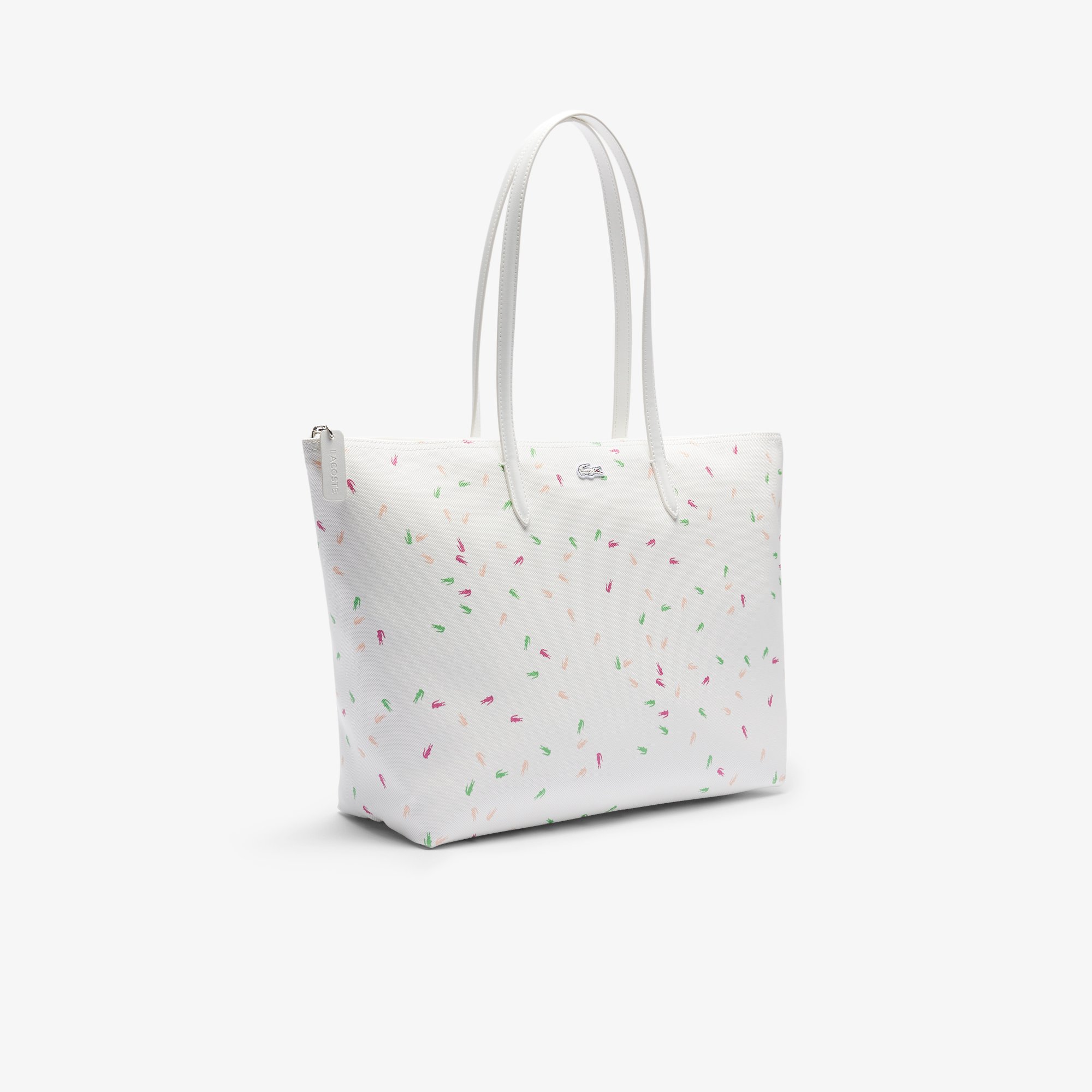 Túi Tote Lacoste Nữ L.12.12 Concept Họa Tiết In Cỡ Lớn