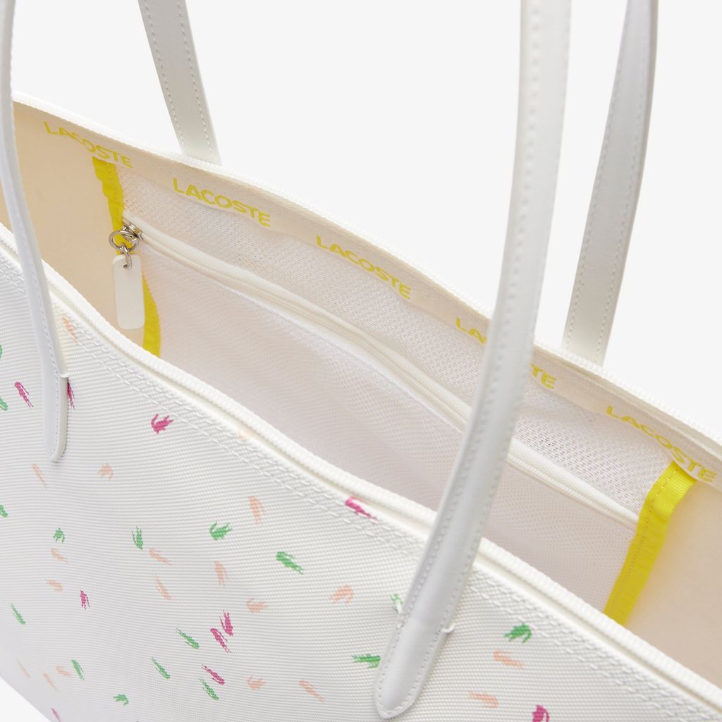 Túi Tote Lacoste Nữ L.12.12 Concept Họa Tiết In Cỡ Lớn