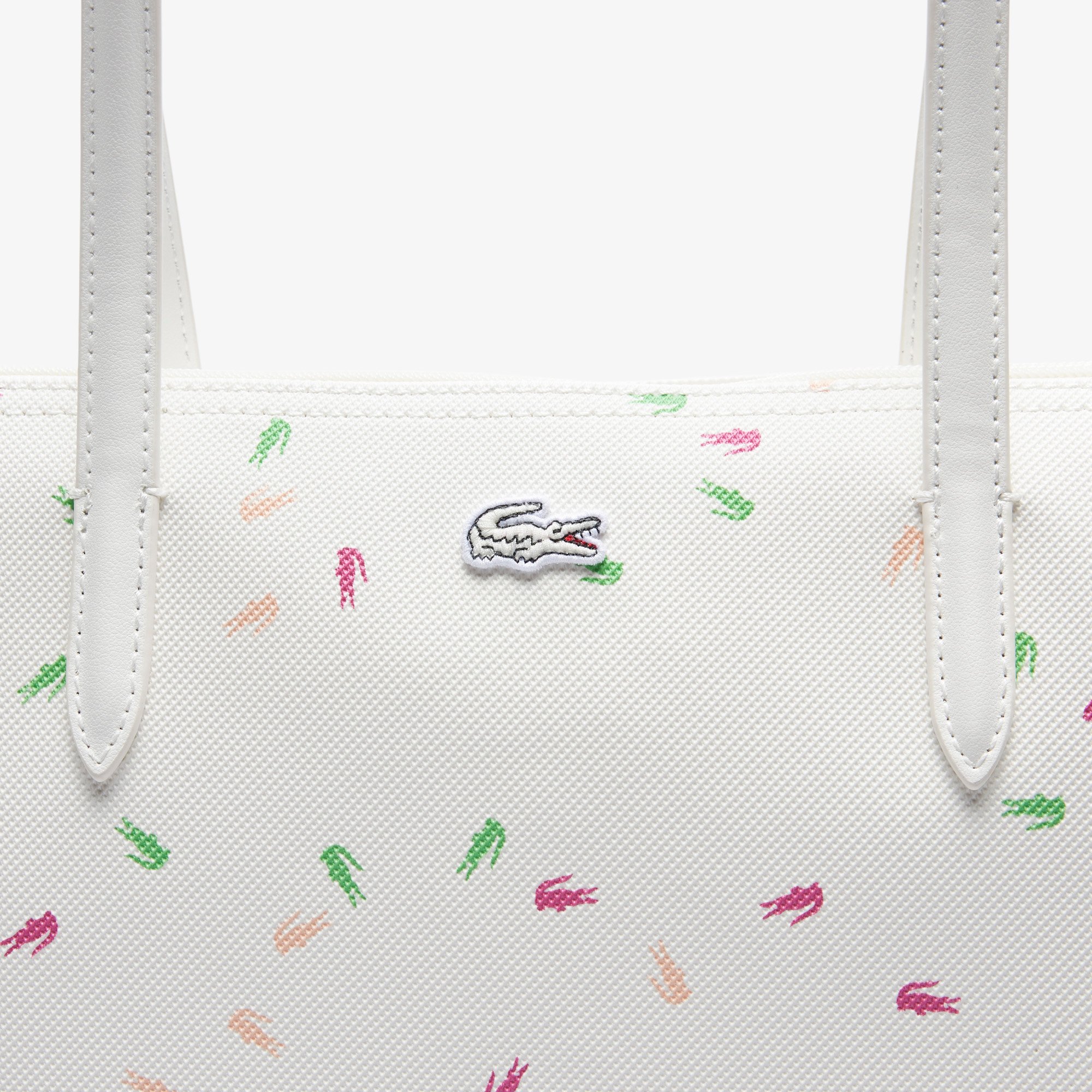 Túi Tote Lacoste Nữ L.12.12 Concept Họa Tiết In Cỡ Lớn