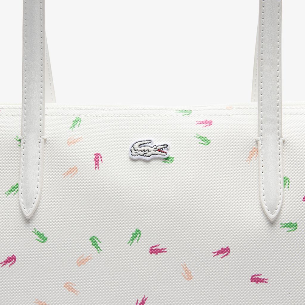 Túi Tote Lacoste Nữ L.12.12 Concept Họa Tiết In Cỡ Lớn