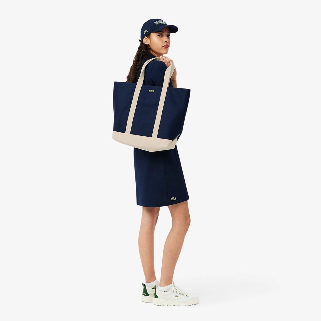 Túi Tote Lacoste Nữ Chất Liệu Canvas Phiên Bản Roland-Garros
