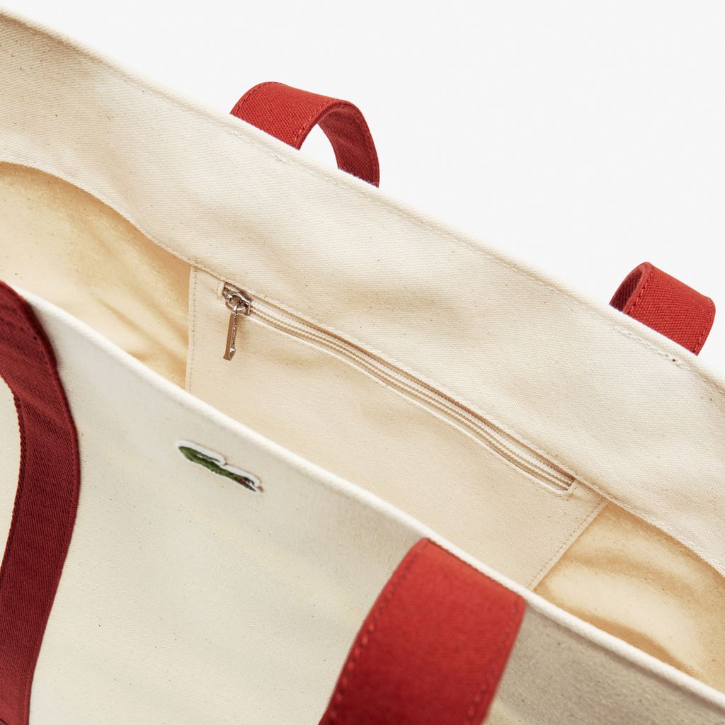 Túi Tote Lacoste Nữ Chất Liệu Canvas Phiên Bản Roland-Garros