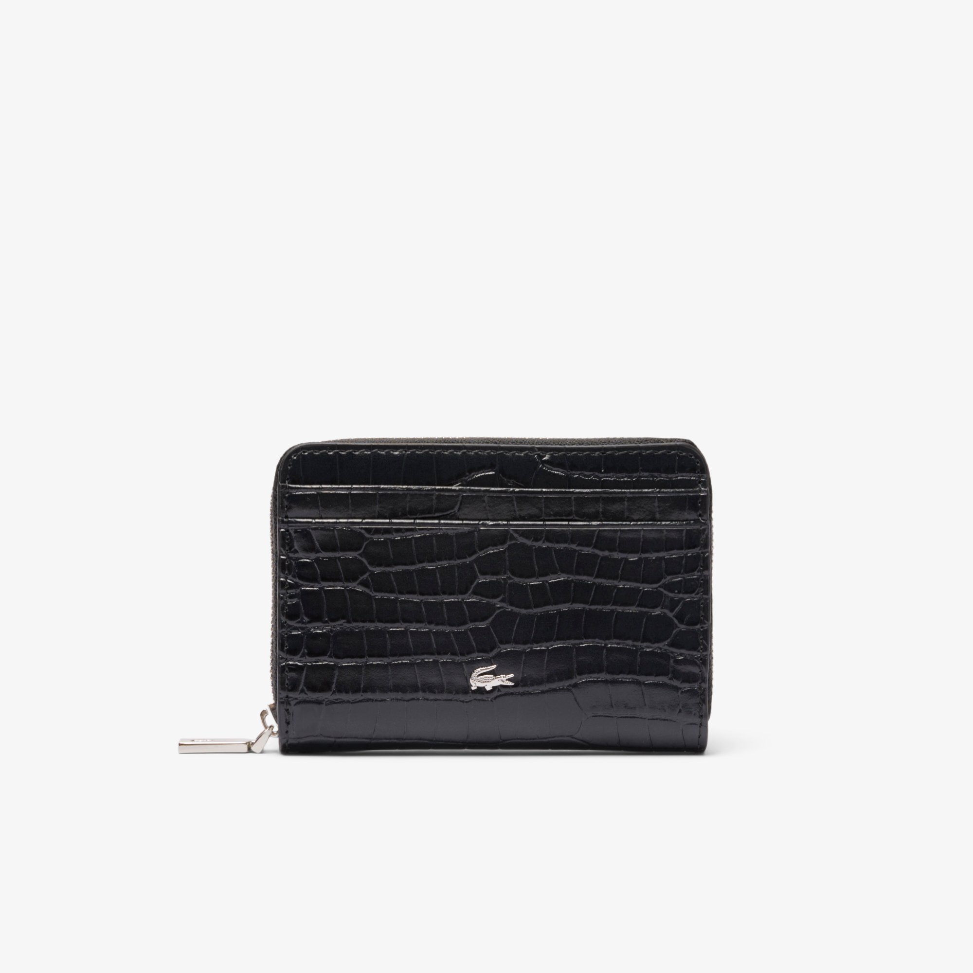 Ví Gập Lacoste Nữ Chantaco Chất Liệu Da Dập Nổi