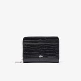 Ví Gập Lacoste Nữ Chantaco Chất Liệu Da Dập Nổi