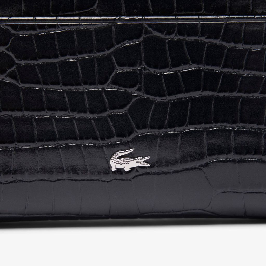 Ví Gập Lacoste Nữ Chantaco Chất Liệu Da Dập Nổi