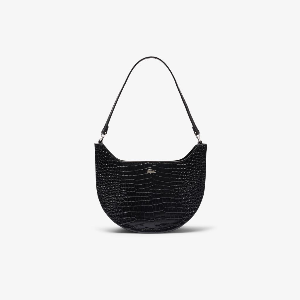 Túi Nửa Vầng Trăng Lacoste Nữ Chantaco Chất Liệu Da Dập Nổi Cỡ Nhỏ