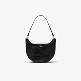 Túi Nửa Vầng Trăng Lacoste Nữ Chantaco Chất Liệu Da Dập Nổi Cỡ Nhỏ