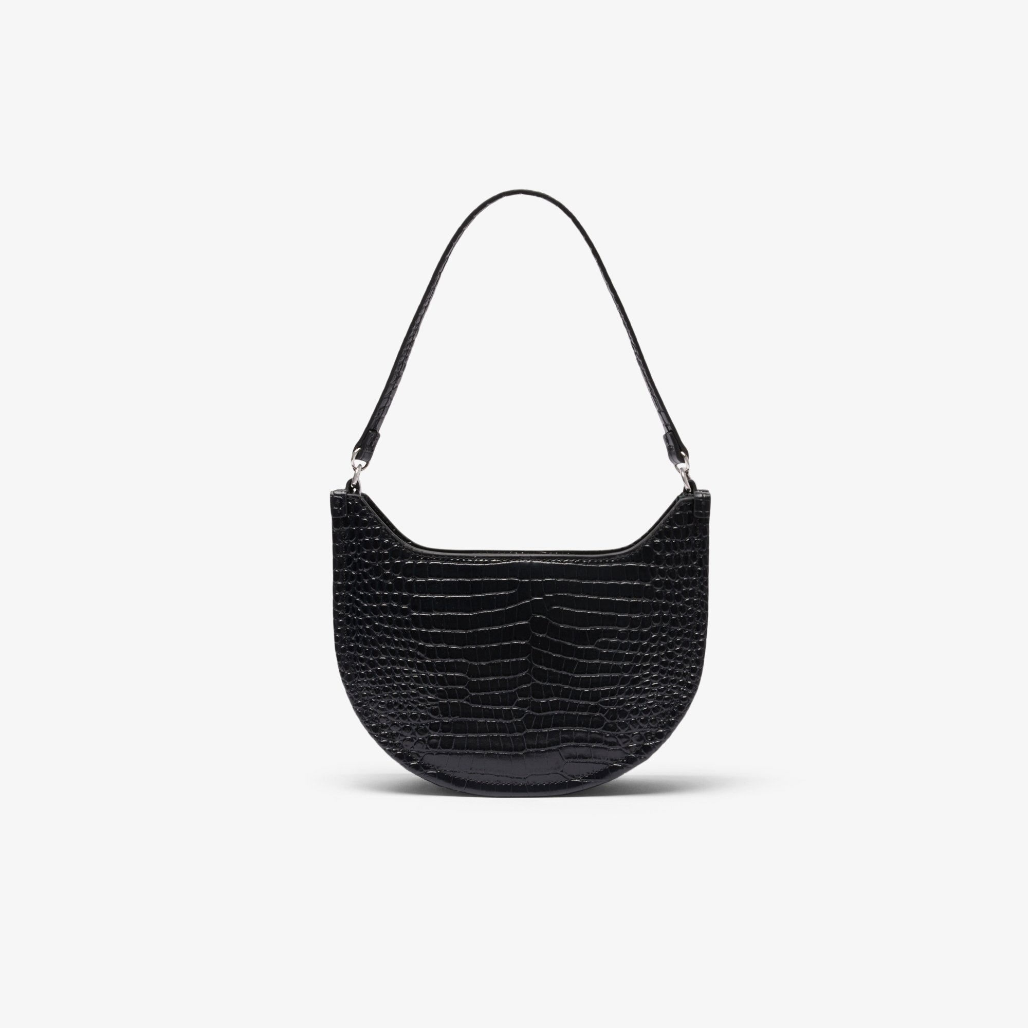 Túi Nửa Vầng Trăng Lacoste Nữ Chantaco Chất Liệu Da Dập Nổi Cỡ Nhỏ