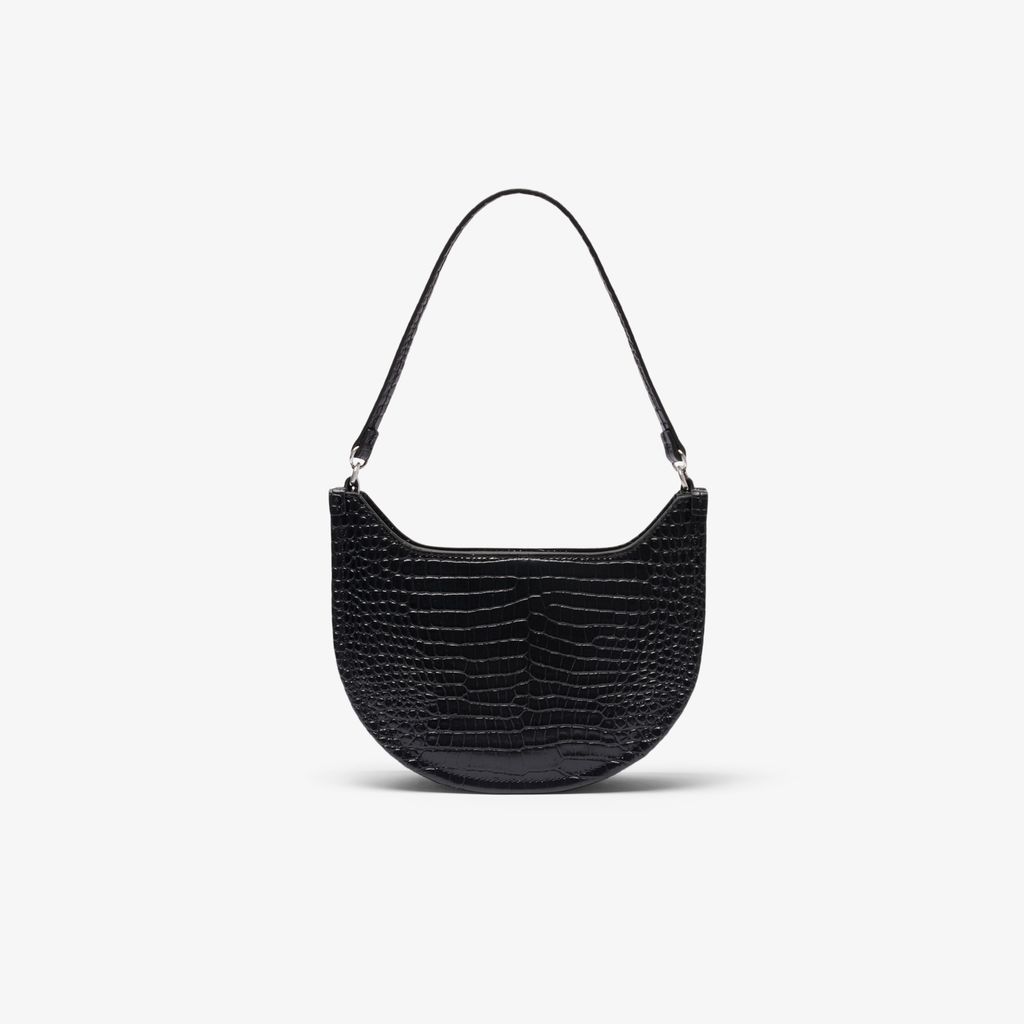 Túi Nửa Vầng Trăng Lacoste Nữ Chantaco Chất Liệu Da Dập Nổi Cỡ Nhỏ