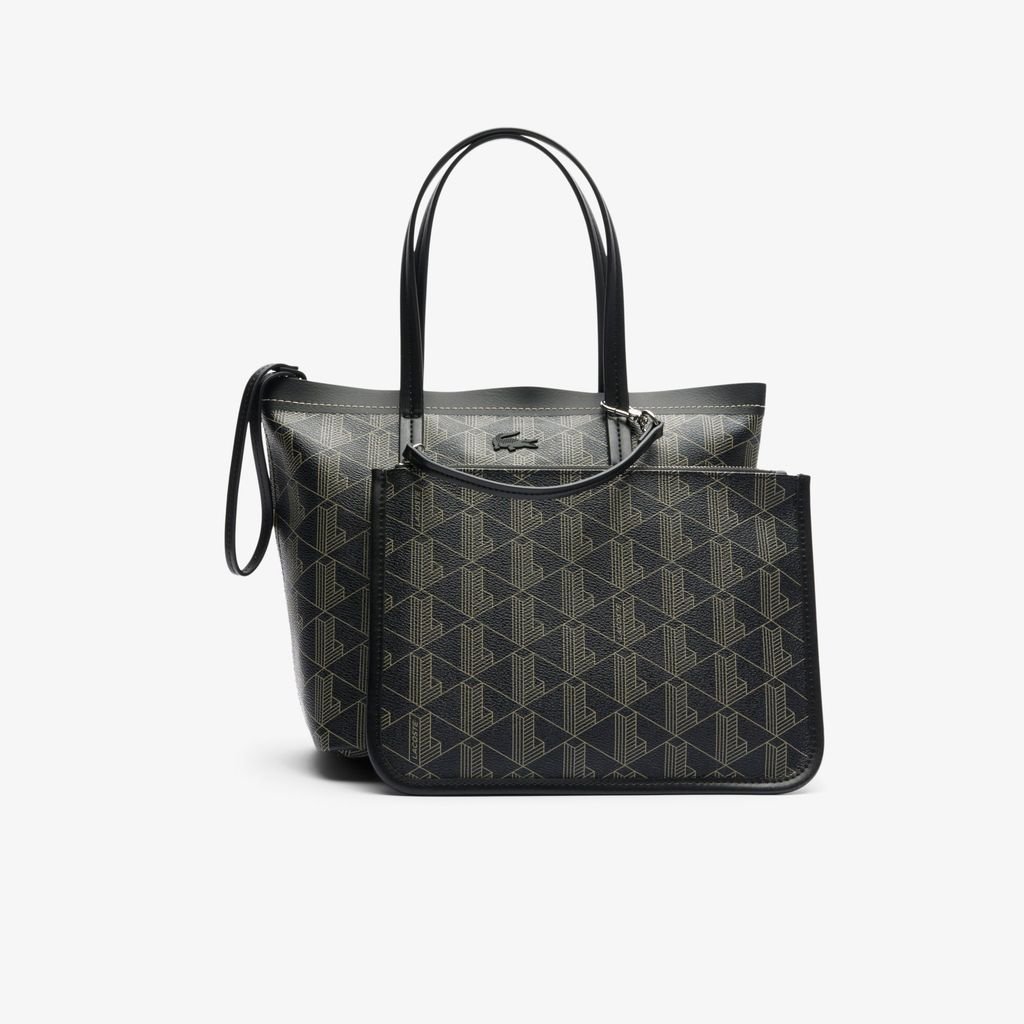 Túi Tote Kèm Túi Nhỏ Lacoste Nữ Zely Chất Liệu Da Hạt Cỡ Nhỏ