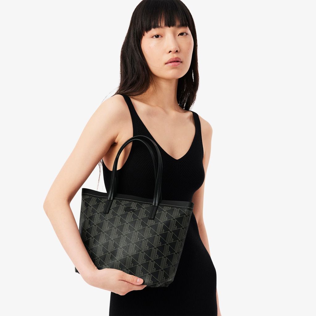 Túi Tote Kèm Túi Nhỏ Lacoste Nữ Zely Chất Liệu Da Hạt Cỡ Nhỏ
