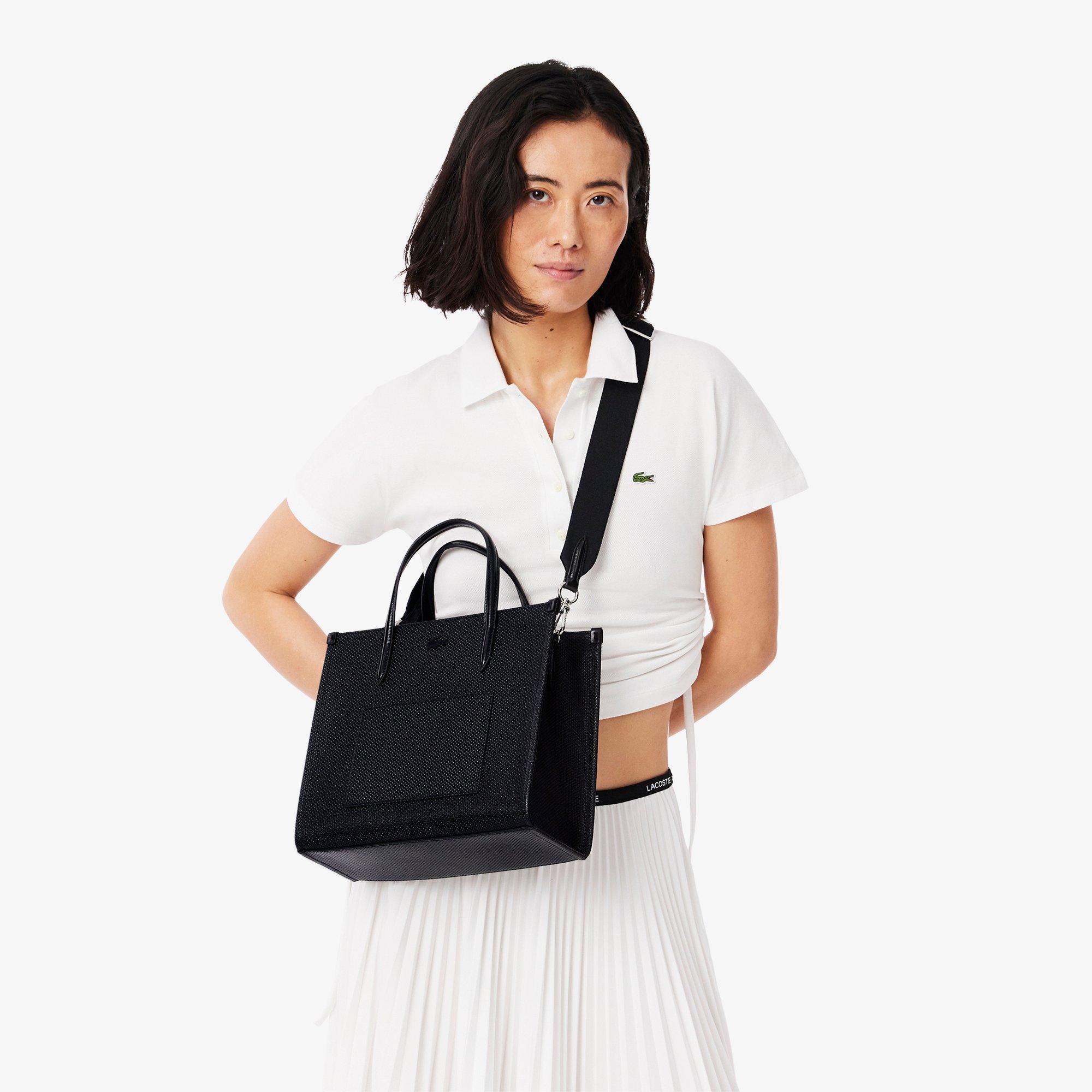 Túi Xách Lacoste Nữ Chantaco Chất Liệu Da Cỡ Nhỏ