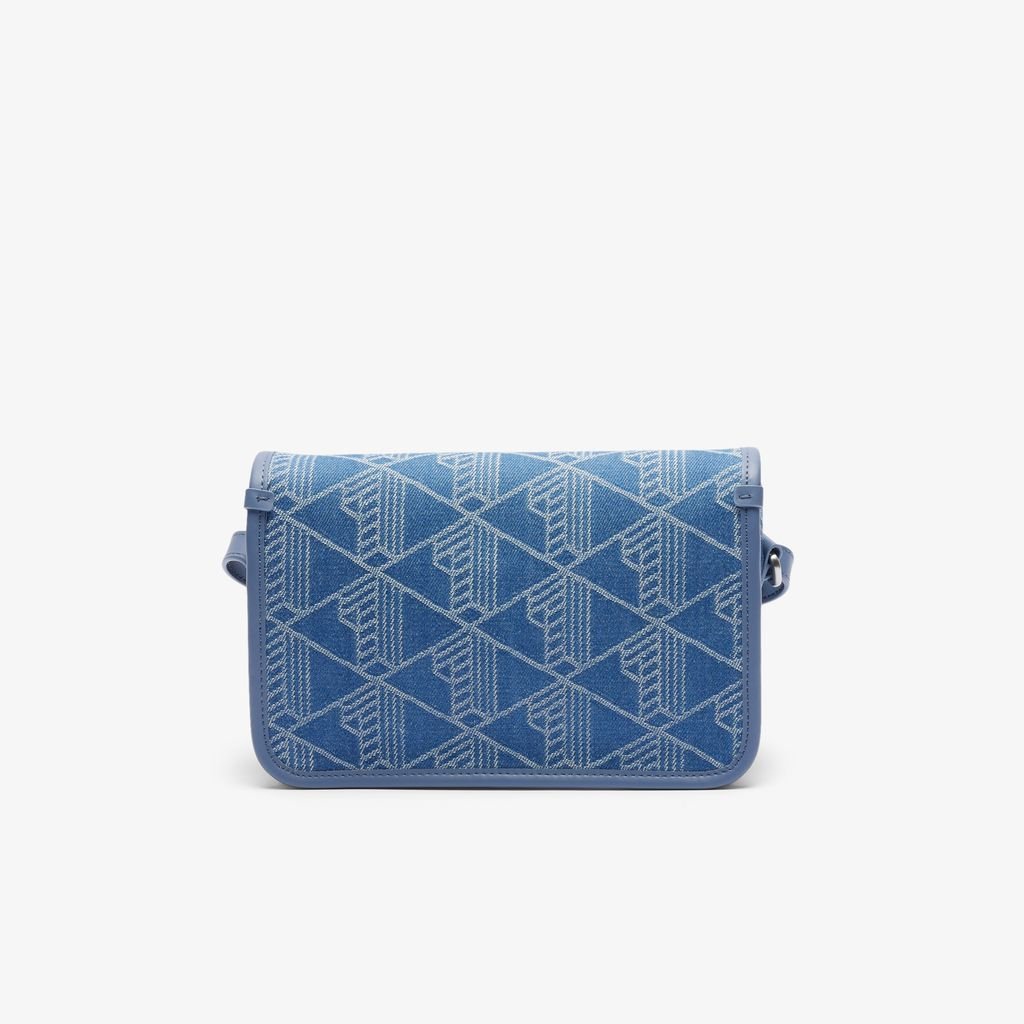Túi Lacoste Nữ Heritage Có Nắp Gập Họa Tiết Jacquard