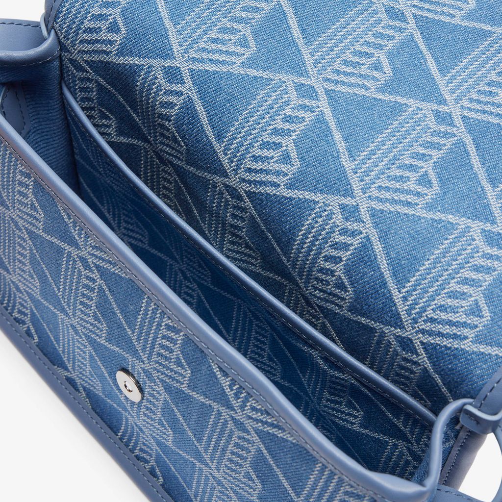 Túi Lacoste Nữ Heritage Có Nắp Gập Họa Tiết Jacquard