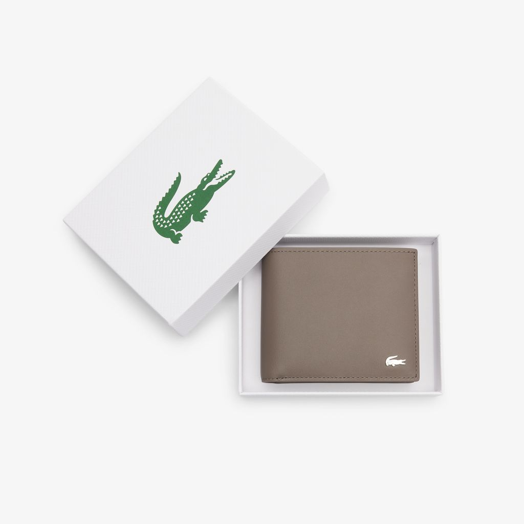 Ví Lacoste Nam FG Cỡ Vừa Chất Liệu Da