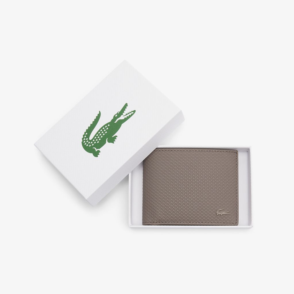 Ví Đựng Thẻ Lacoste Nam Chantaco Piqué Chất Liệu Da