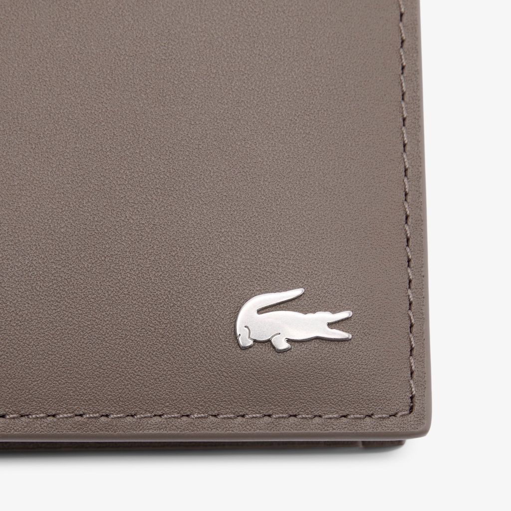 Ví Đựng Thẻ Lacoste Nam Chantaco Piqué Chất Liệu Da