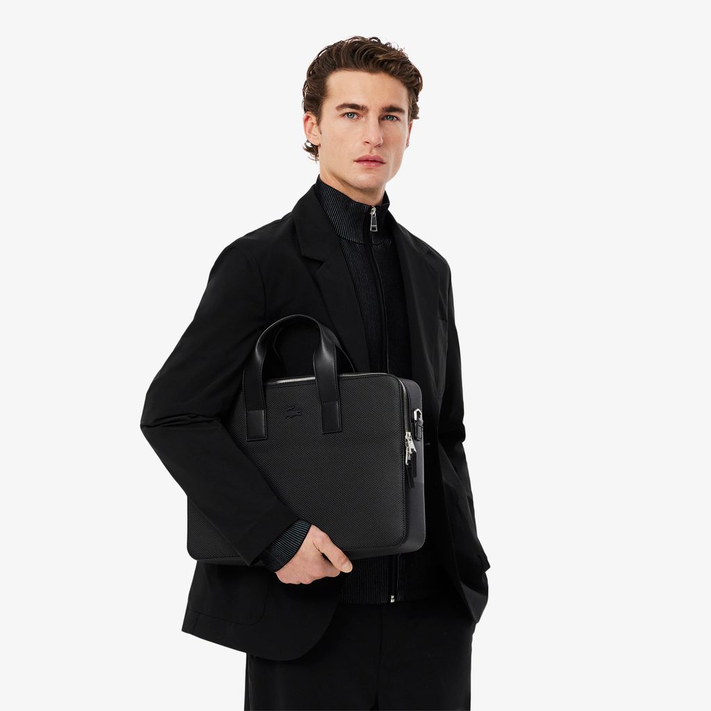 Túi Đựng Laptop Lacoste Nam Chantaco Chất Liệu Da