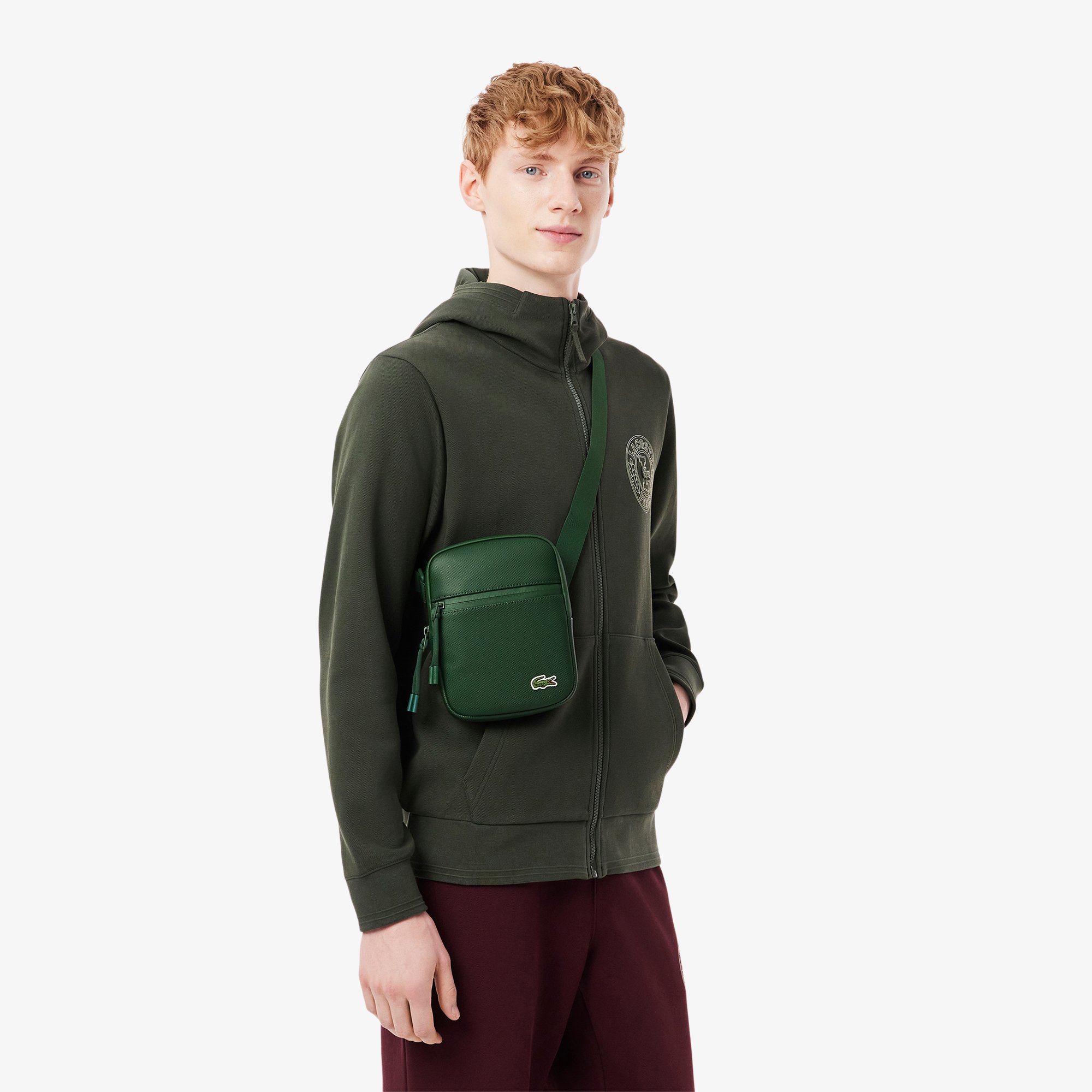 Túi Xách Lacoste Nam LCST Cỡ Nhỏ