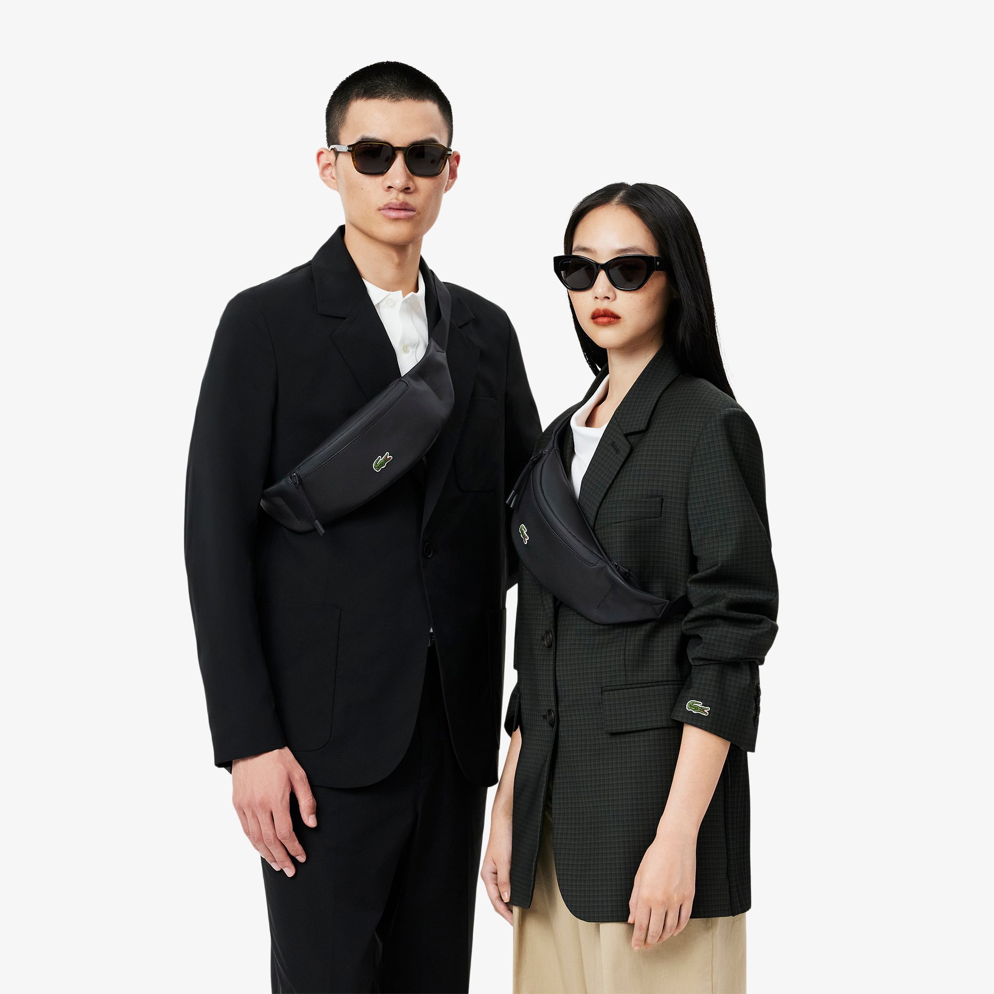 Túi Xách Lacoste Unisex LCST Có Khoá Kéo