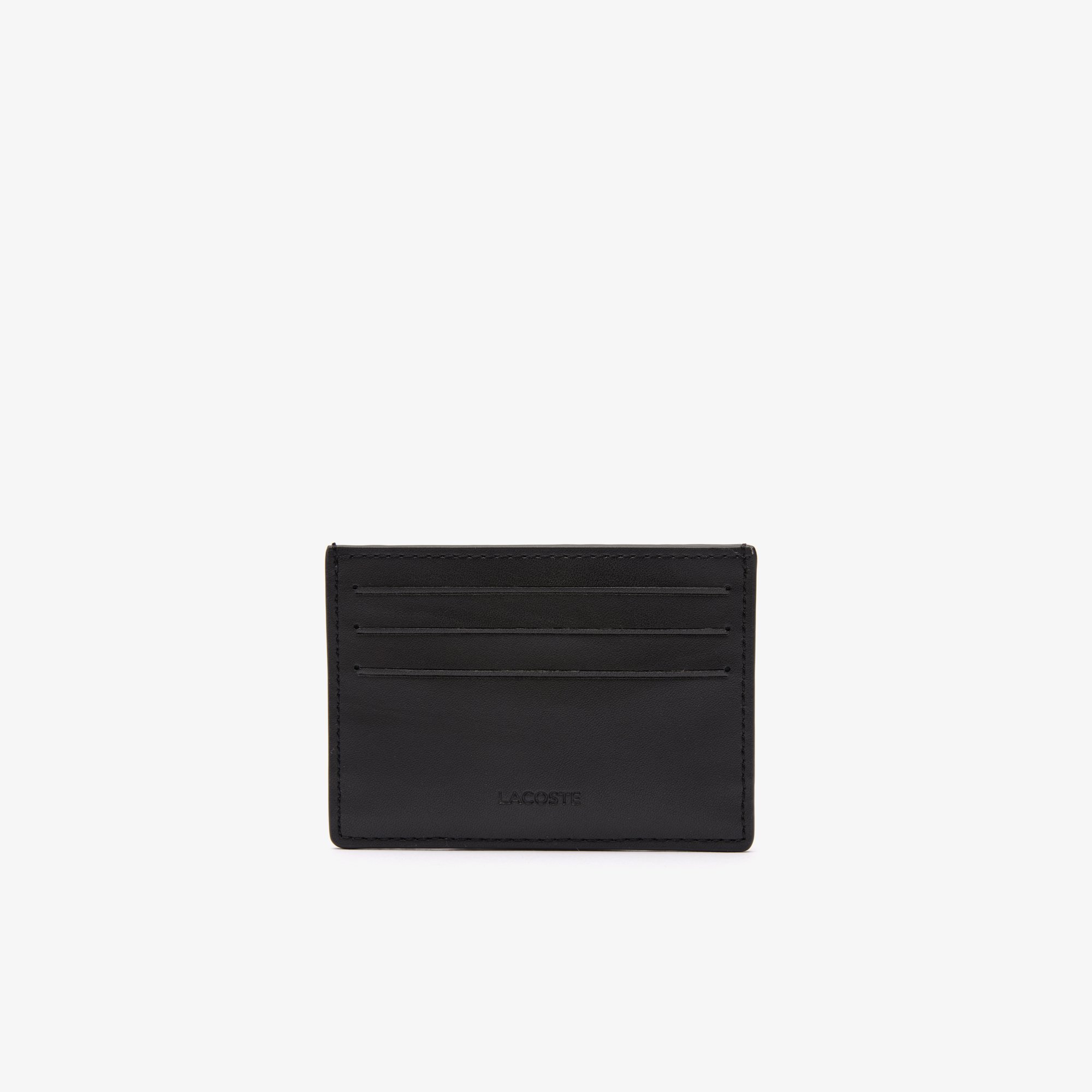 Ví Đựng Thẻ Lacoste Nam Chất Liệu Da Hoạ Tiết In Monogram