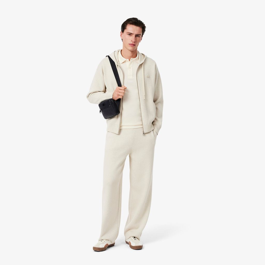 Túi Đeo Chéo Lacoste Nam Chất Liệu Da Họa Tiết Monogram Dập Nổi