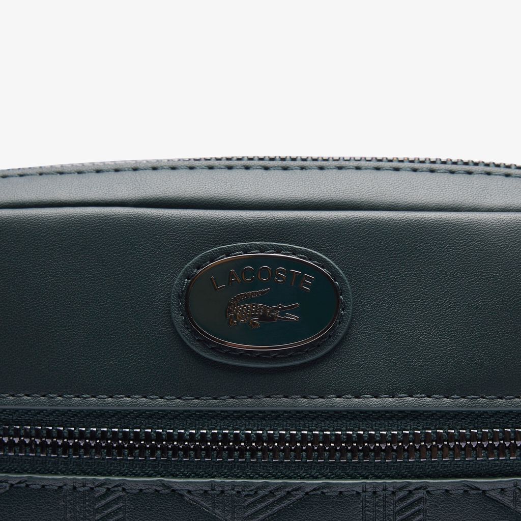Túi Đeo Chéo Lacoste Nam Chất Liệu Da In Họa Tiết Monogram